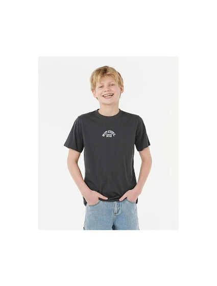 Tričko RIP CURL TROPIC DAZE ART TEE -BOY, černé Tričko RIP CURL TROPIC DAZE ART TEE -BOY, černé