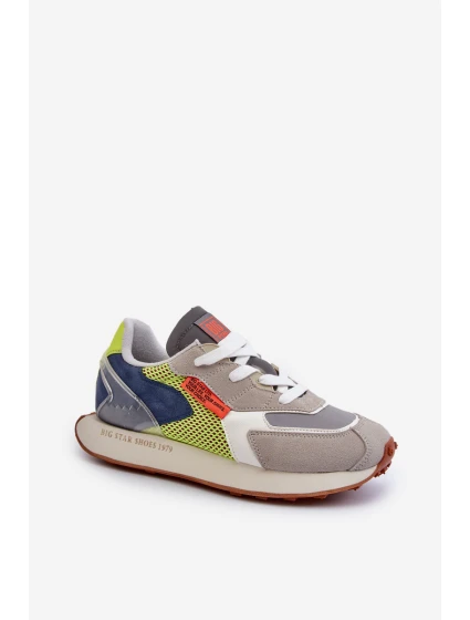 Pánské sportovní tenisky s  Memory Foam od Big Star šedé model 21651567 - Big Star Shoes