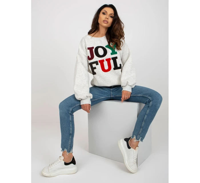 Mikina EM BL 617 5.00X světle šedá