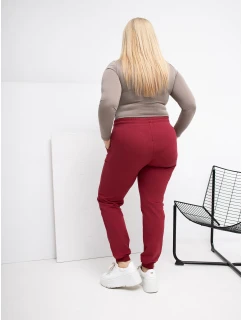 RV DR 6301.88 tepláky bordó