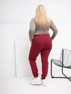 RV DR 6301.88 tepláky bordó