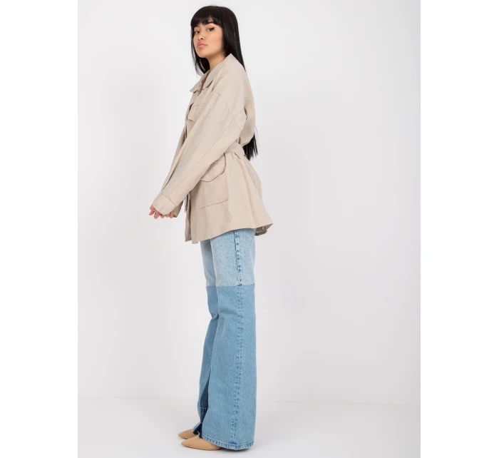 Dámský kabát EM EN 5422.22P béžový - FPrice