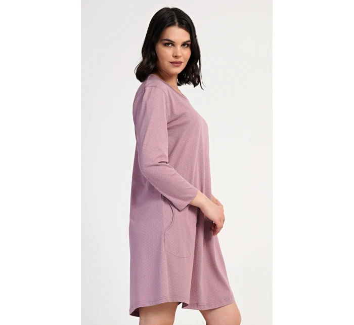 Dámské domácí šaty s tříčtvrtečním rukávem Emily