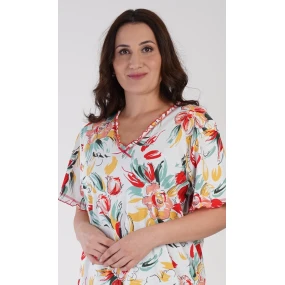 Dámská noční košile s krátkým rukávem Alex