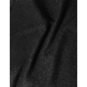 Černé dámské vypasované žebrované šaty s kulatým výstřihem (5131) Černé dámské vypasované žebrované šaty s kulatým výstřihem (5131)