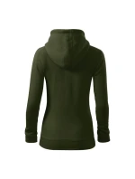 Dámská módní mikina na zip (vojenská) Dámská módní mikina na zip (vojenská)