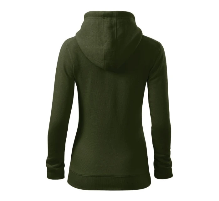 Dámská módní mikina na zip (vojenská) Dámská módní mikina na zip (vojenská)