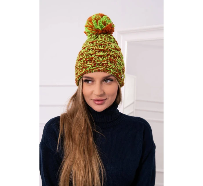 Fiona fleecová čepice zelená model 18751237 - K-Fashion Fiona fleecová čepice zelená model 18751237 - K-Fashion