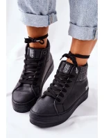 Vysoké Tenisky Big Star Černé model 21561479 - Big Star Shoes