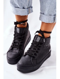 Vysoké Tenisky Big Star Černé model 21561479 - Big Star Shoes