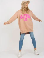 Halenka VI BL model 20742202 béžová a růžová - FPrice Halenka VI BL model 20742202 béžová a růžová - FPrice