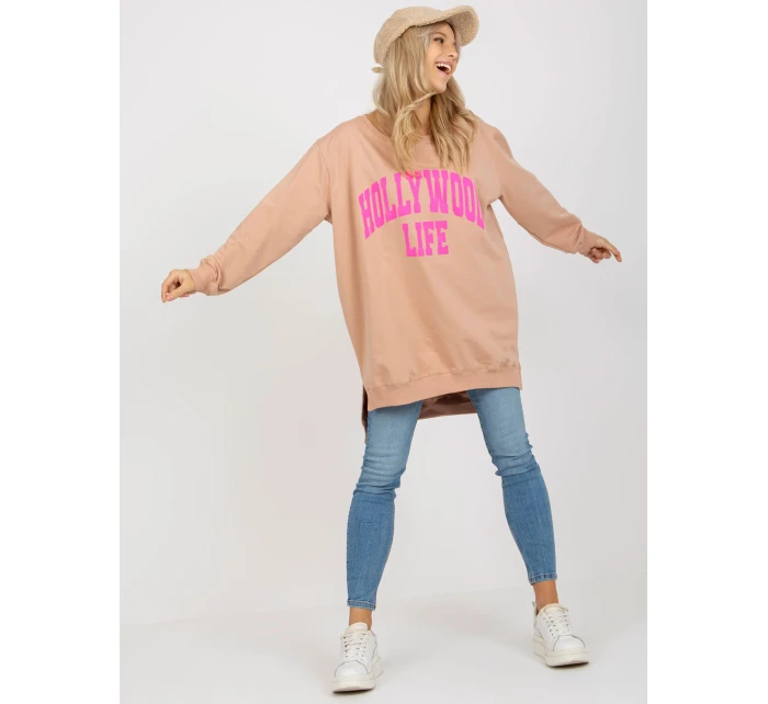 Halenka VI BL model 20742202 béžová a růžová - FPrice Halenka VI BL model 20742202 béžová a růžová - FPrice