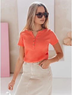 Dámská žebrovaná halenka LOOK růžová Dstreet model 21988819 - FashionStreet