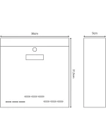 POŠTOVNÍ SCHRÁNKA 36X9X31,3CM 1067568 SASKA GARDEN