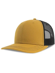 Atlantis Headwear Sonic-S 6 panelová Trucker kšiltovka 33.0259 mustard/black