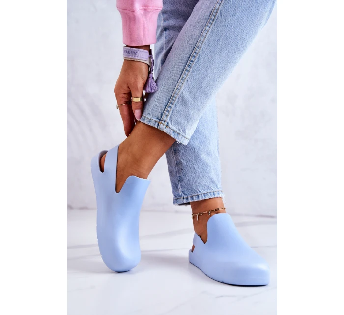 Módní gumové dřeváky modre Meriko Módní gumové dřeváky modre Meriko