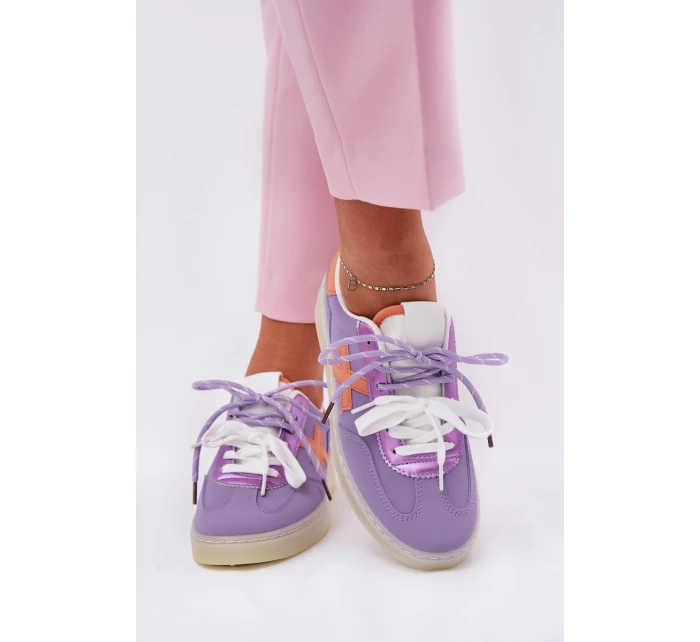 Nízké Dámské Sportovní Boty Fialové model 21685910 - Boto Nízké Dámské Sportovní Boty Fialové model 21685910 - Boto