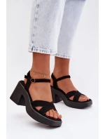 Sandály na podpatku  model 225108 Step in style