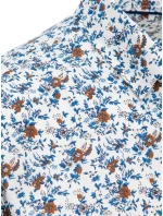 FashionStreet pánská bílá košile s krátkým rukávem KX1011