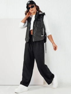 Dámská prošívaná vesta TREOS černá FashionStreet TY4218