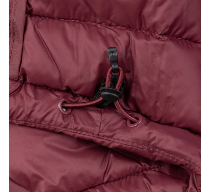 Dámská péřová bunda ALBERTA-W Tmavě červená - Kilpi