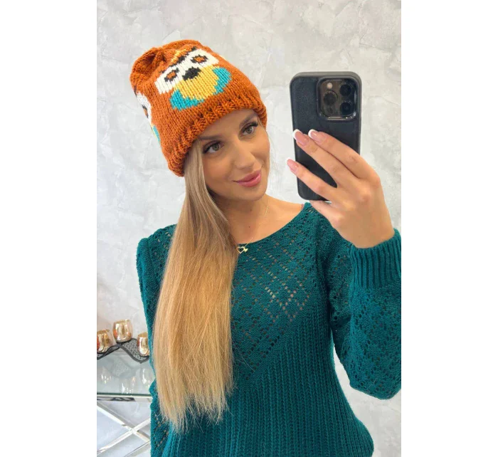 Dámská čepice Ofelia K349 červená