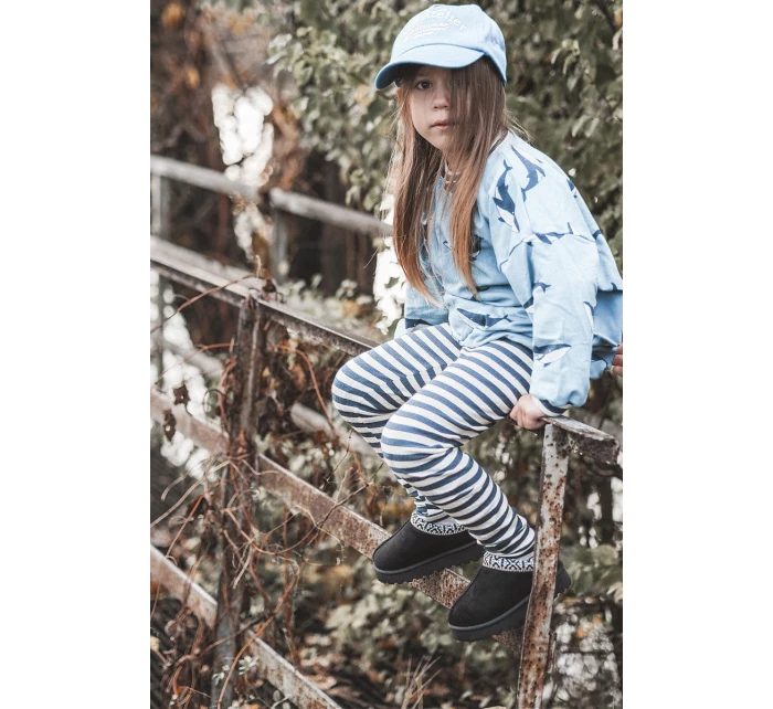 Dětské Nastavitelné Boty Oceněné Černé Olivane