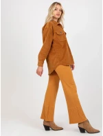 Košile D60002M11008C2 světle hnědá