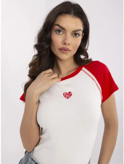 Tričko NM TS model 21021774 bílé a červené - FPrice