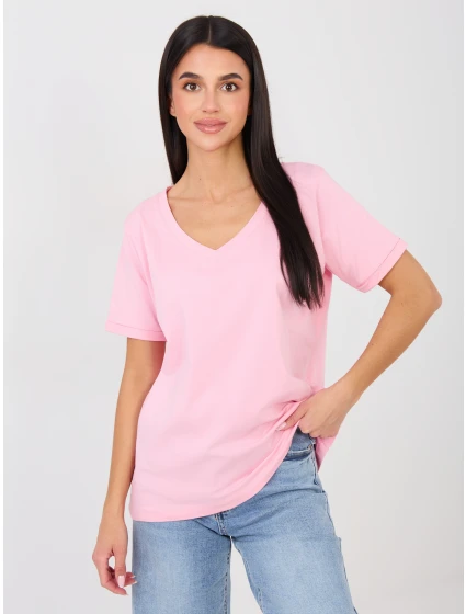 T shirt RV TS model 21889049 jasny różowy - FPrice