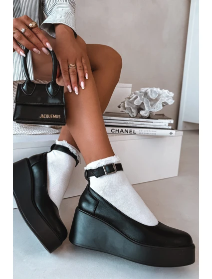 Boty na klínovém podpatku  model 224240 Step in style