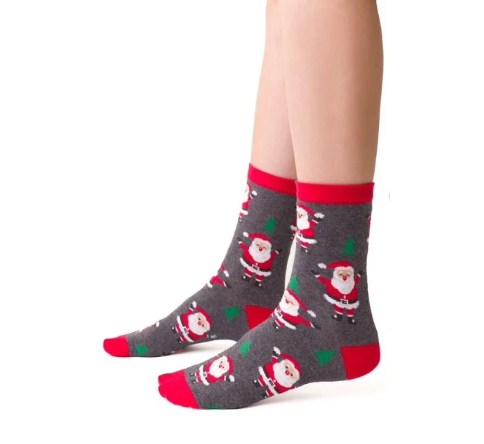 Ponožky Steven art.136 Świąteczne damskie 35-40