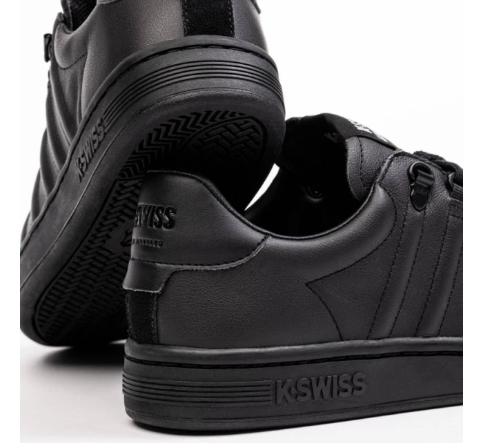 K-Swiss LOZAN II pánské tenisky z přírodní kůže černé (07943-904-M)