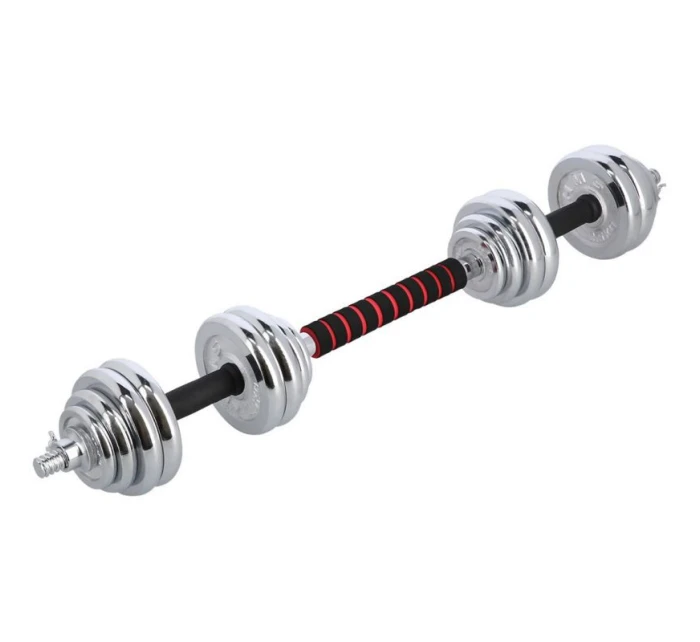 Činky a popruhy v kufříku 2 v 1 SGP30 HMS 2x15 kg