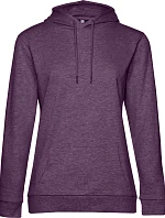 B&C #Hoodie /women Dámská mikina s kapucí 01.W04W heather purple