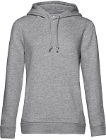 B&C Inspire Hooded /women_° Dámská mikina s kapucí 01.W34B heather grey B&C Inspire Hooded /women_° Dámská mikina s kapucí 01.W34B heather grey