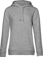 B&C Inspire Hooded /women_° Dámská mikina s kapucí 01.W34B heather grey