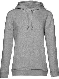 B&C Inspire Hooded /women_° Dámská mikina s kapucí 01.W34B heather grey