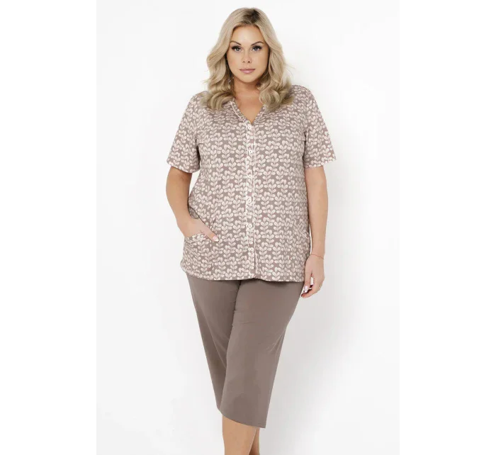 Italská móda Ramira cr.r. sp.3/4 barva:print/cappuccino
