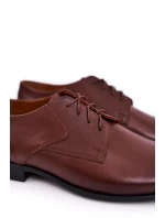 Pánské Kožené Mokasin BEDNAREK Hněde