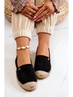 Dámské semišové espadrilky Černá model 21578460 - EVENTO Dámské semišové espadrilky Černá model 21578460 - EVENTO