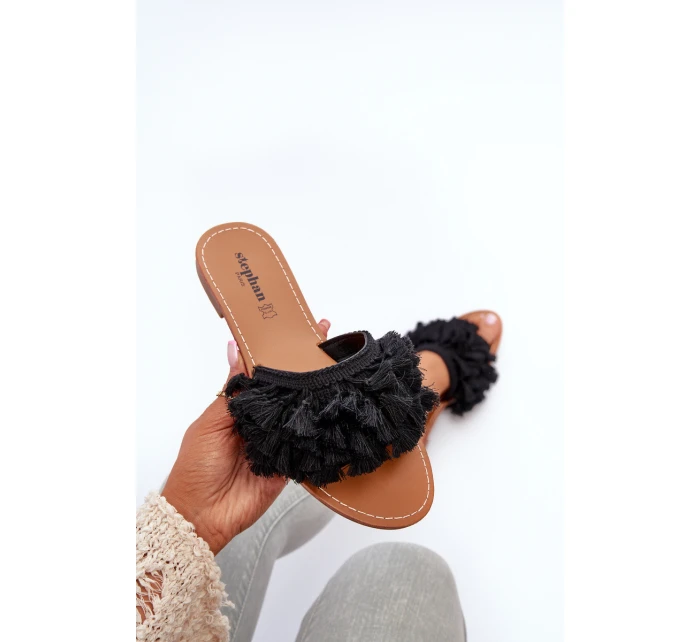 Dámské černé sandály model 21656748 - Boto Dámské černé sandály model 21656748 - Boto