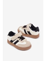 Sportovní Obuv Tenisky Dětské Na Suchý Zip Béžové model 21700597 - Boto Sportovní Obuv Tenisky Dětské Na Suchý Zip Béžové model 21700597 - Boto