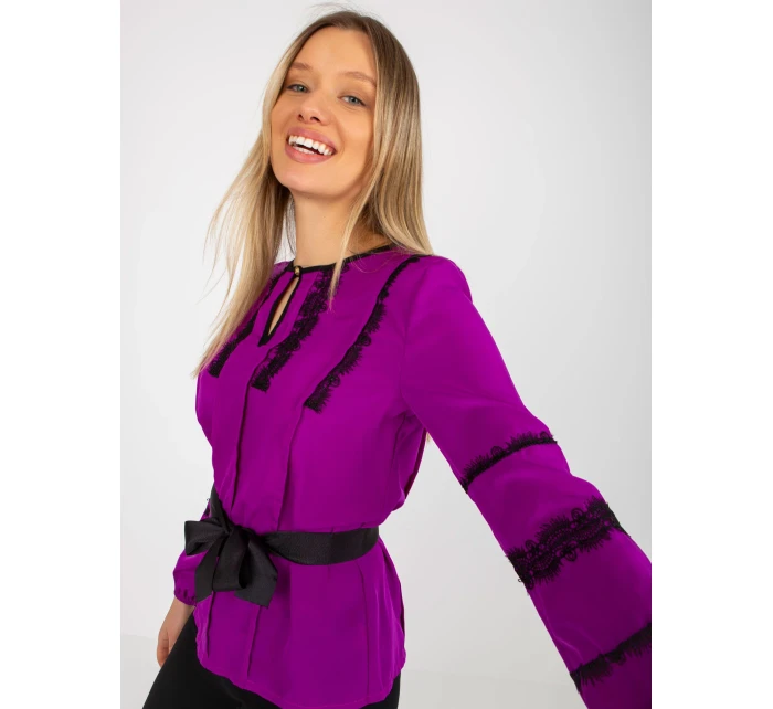 Dámská halenka LK BZ 506122.35x fialová - FPrice