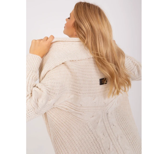 Kardigan TW SW BI model 18955437 jasny beżowy - FPrice