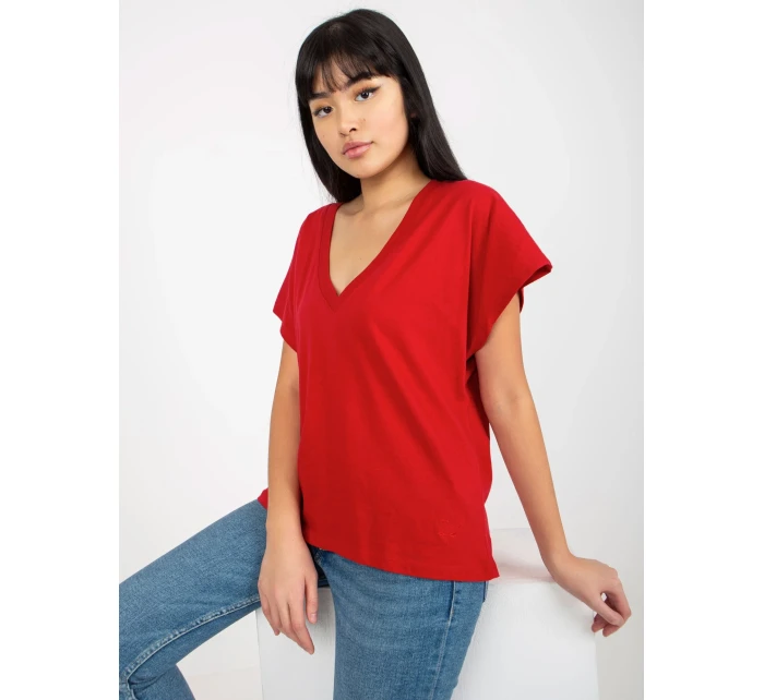 Dámské tričko TW TS 2005.43 tmavě červená - FPrice