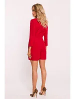 model 20475935 Oblek s límečkem červený - Moe