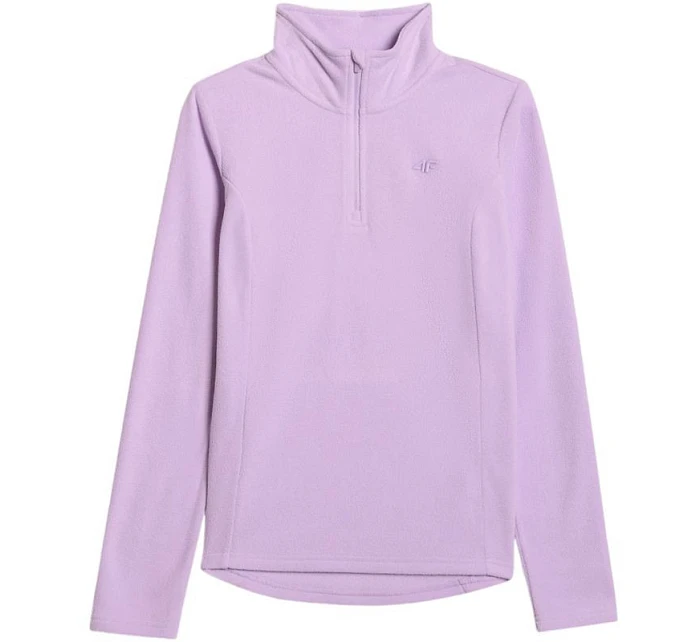 Dámská fleecová mikina model 22102062 52S lila - 4F Dámská fleecová mikina model 22102062 52S lila - 4F