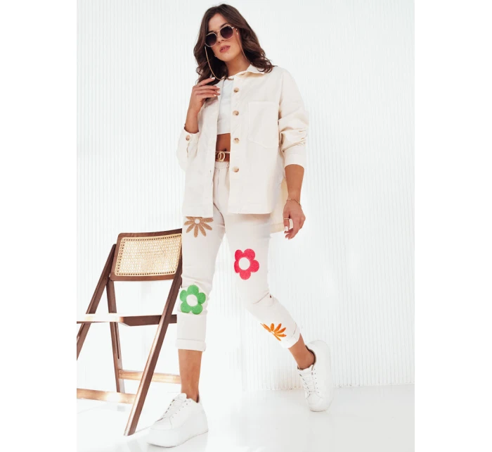 Dámská bunda DOSTA ecru FashionStreet TY4143 Dámská bunda DOSTA ecru FashionStreet TY4143