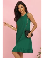 elegantní trapézové šaty s asymetrickým řasením model 21218048 - numoco